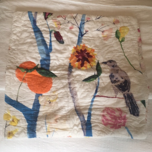 Anthropologie Garden Chinoiserie Euro Shams - Picture 5 of 8